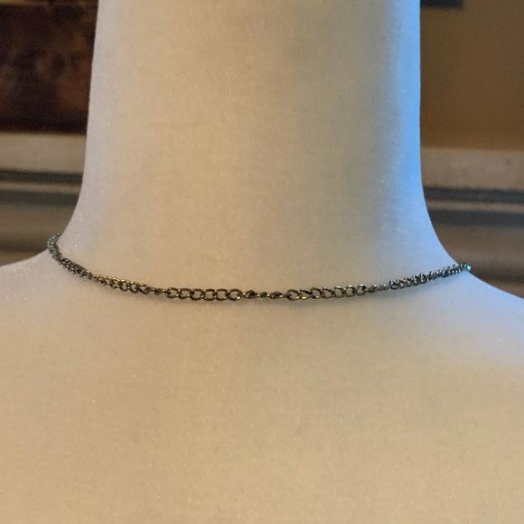 Cute Antique Look Jeweled Owl Necklace - Picture 2 of 6